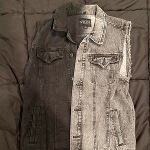 MEN’S BLACK/GRAY RUDE VEST